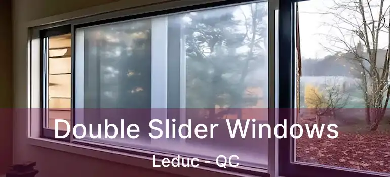  Double Slider Windows Leduc - QC