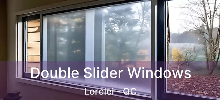  Double Slider Windows Lorelei - QC