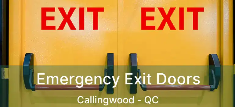  Emergency Exit Doors Callingwood - QC