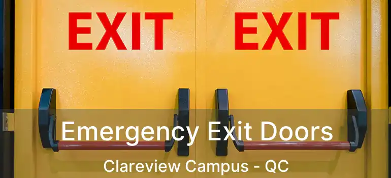  Emergency Exit Doors Clareview Campus - QC