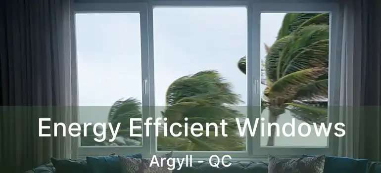  Energy Efficient Windows Argyll - QC