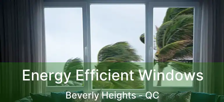  Energy Efficient Windows Beverly Heights - QC