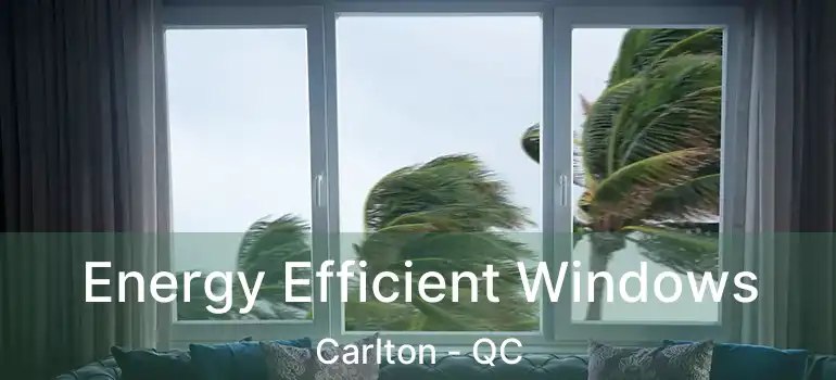  Energy Efficient Windows Carlton - QC