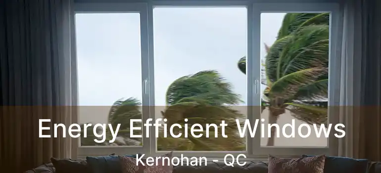  Energy Efficient Windows Kernohan - QC