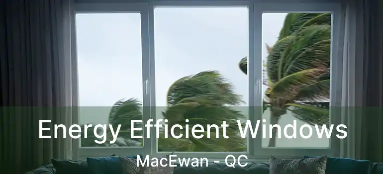  Energy Efficient Windows MacEwan - QC