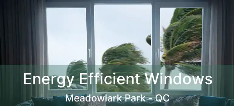  Energy Efficient Windows Meadowlark Park - QC