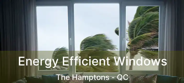  Energy Efficient Windows The Hamptons - QC