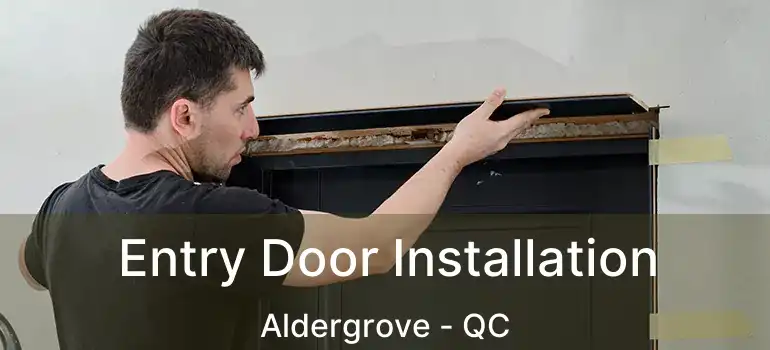  Entry Door Installation Aldergrove - QC
