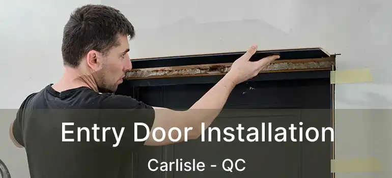  Entry Door Installation Carlisle - QC