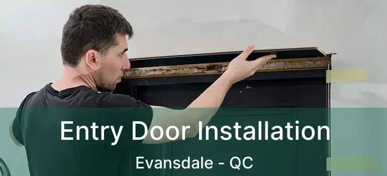 Entry Door Installation Evansdale - QC