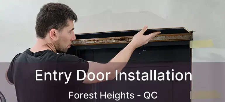  Entry Door Installation Forest Heights - QC