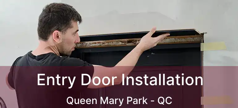  Entry Door Installation Queen Mary Park - QC