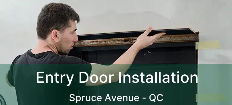  Entry Door Installation Spruce Avenue - QC