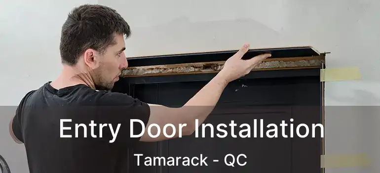  Entry Door Installation Tamarack - QC