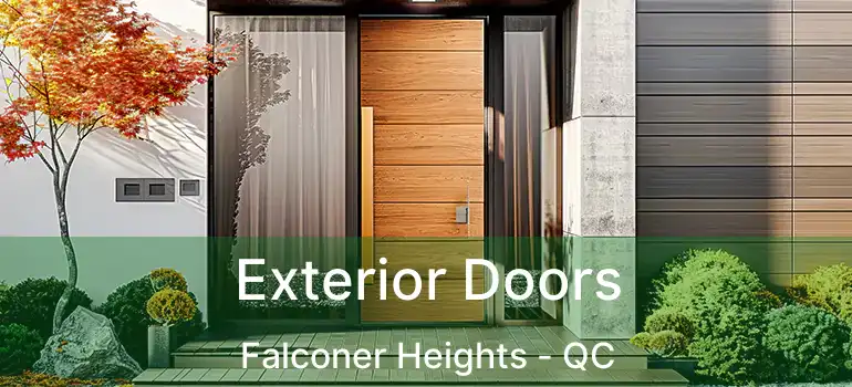  Exterior Doors Falconer Heights - QC