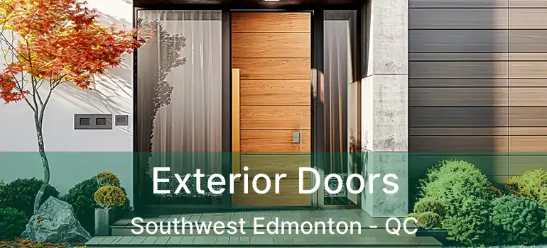  Exterior Doors Southwest Edmonton - QC