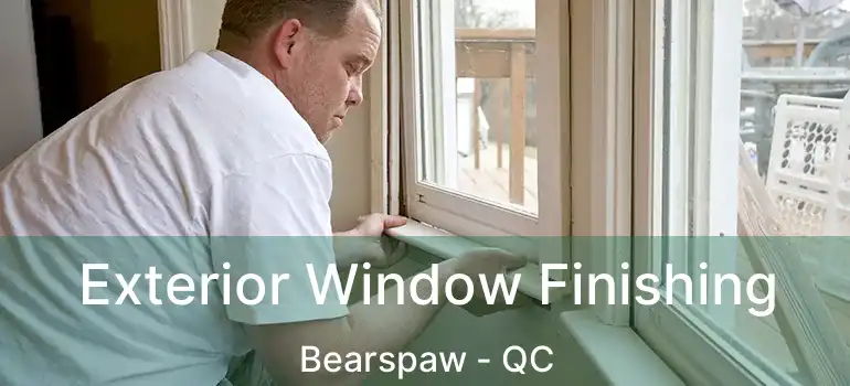  Exterior Window Finishing Bearspaw - QC