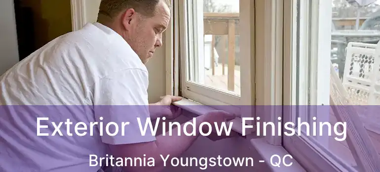 Exterior Window Finishing Britannia Youngstown - QC
