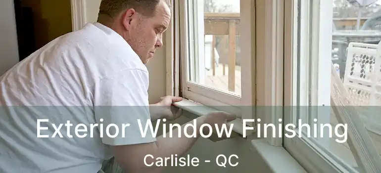  Exterior Window Finishing Carlisle - QC