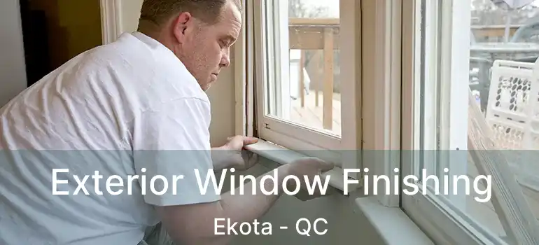  Exterior Window Finishing Ekota - QC