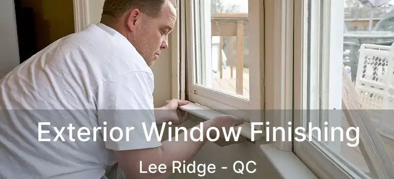  Exterior Window Finishing Lee Ridge - QC