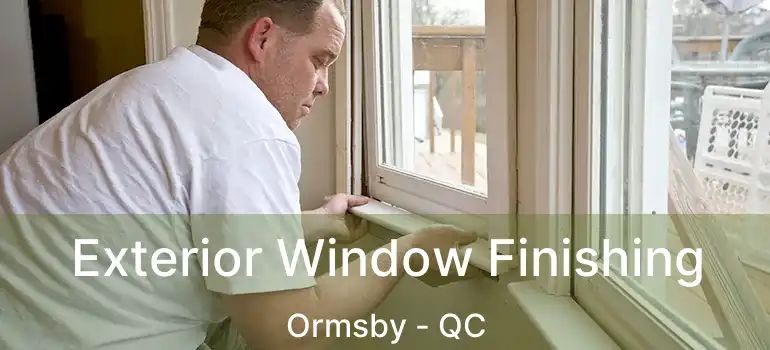  Exterior Window Finishing Ormsby - QC