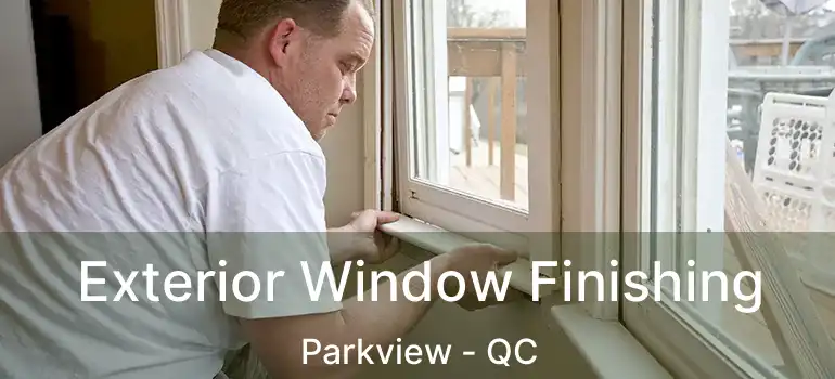  Exterior Window Finishing Parkview - QC
