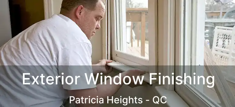  Exterior Window Finishing Patricia Heights - QC