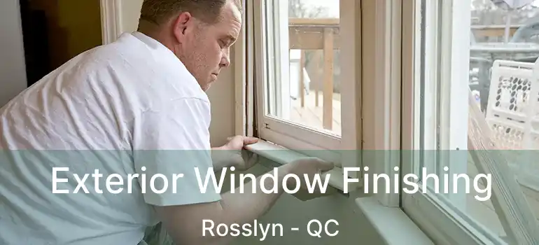  Exterior Window Finishing Rosslyn - QC