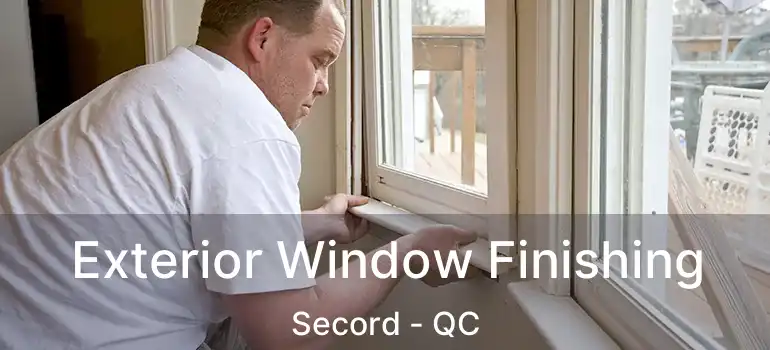  Exterior Window Finishing Secord - QC