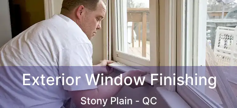  Exterior Window Finishing Stony Plain - QC