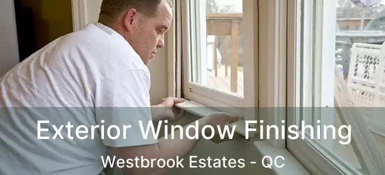  Exterior Window Finishing Westbrook Estates - QC