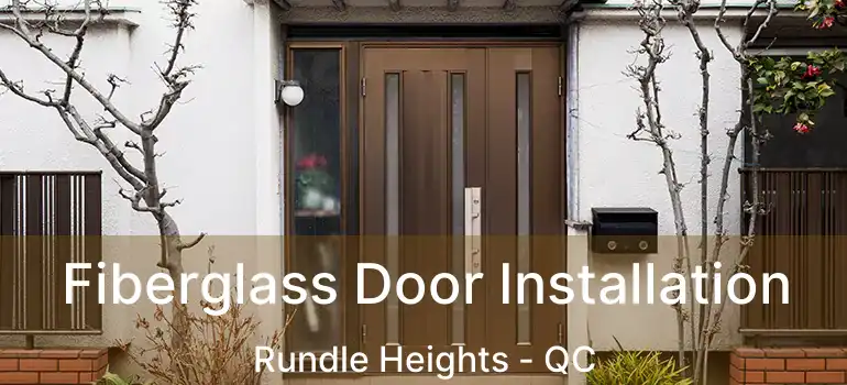  Fiberglass Door Installation Rundle Heights - QC