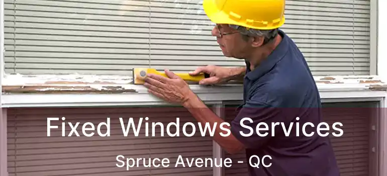  Fixed Windows Services Spruce Avenue - QC