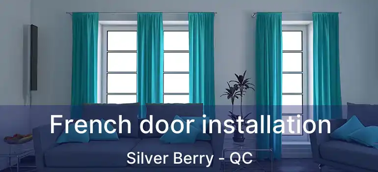  French door installation Silver Berry - QC