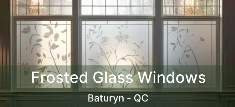  Frosted Glass Windows Baturyn - QC