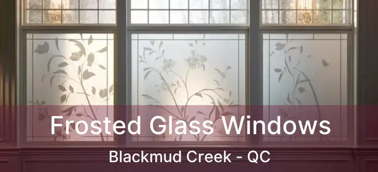  Frosted Glass Windows Blackmud Creek - QC