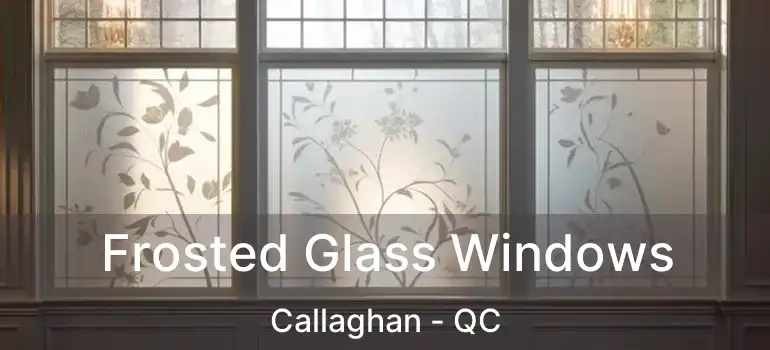  Frosted Glass Windows Callaghan - QC
