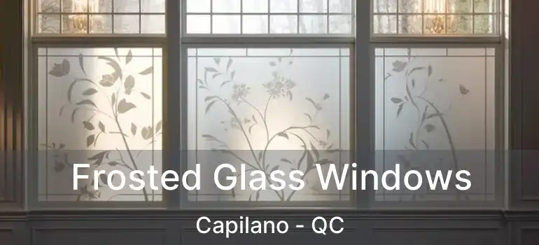  Frosted Glass Windows Capilano - QC