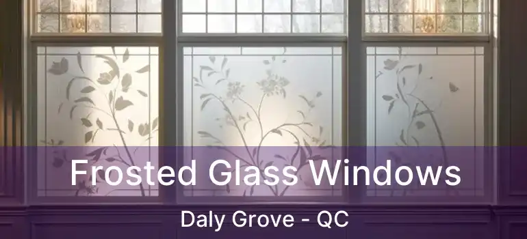  Frosted Glass Windows Daly Grove - QC