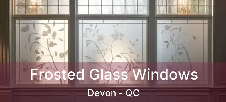  Frosted Glass Windows Devon - QC