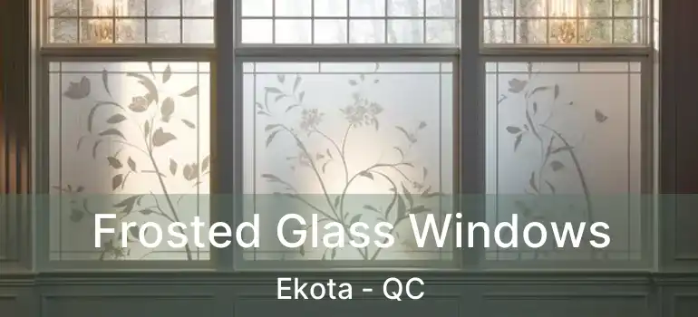  Frosted Glass Windows Ekota - QC