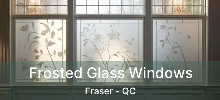  Frosted Glass Windows Fraser - QC