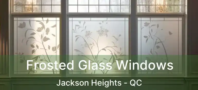  Frosted Glass Windows Jackson Heights - QC