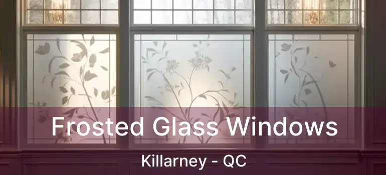  Frosted Glass Windows Killarney - QC