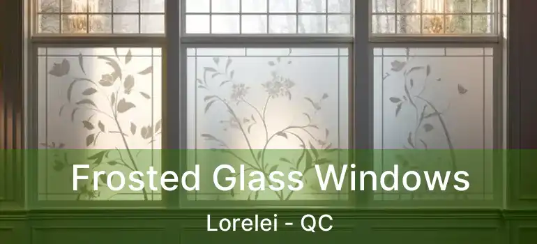  Frosted Glass Windows Lorelei - QC
