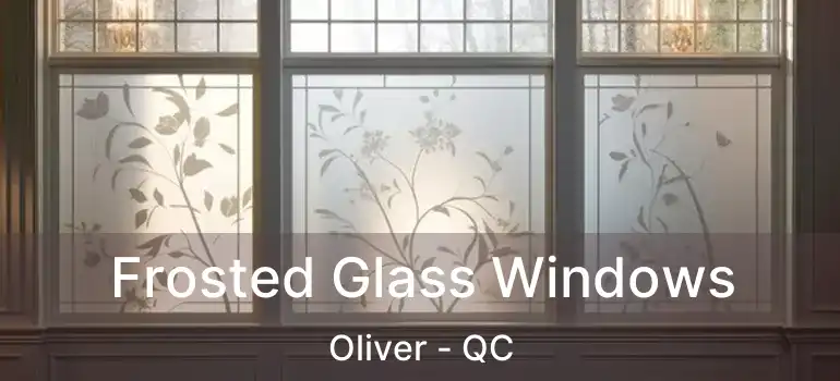  Frosted Glass Windows Oliver - QC