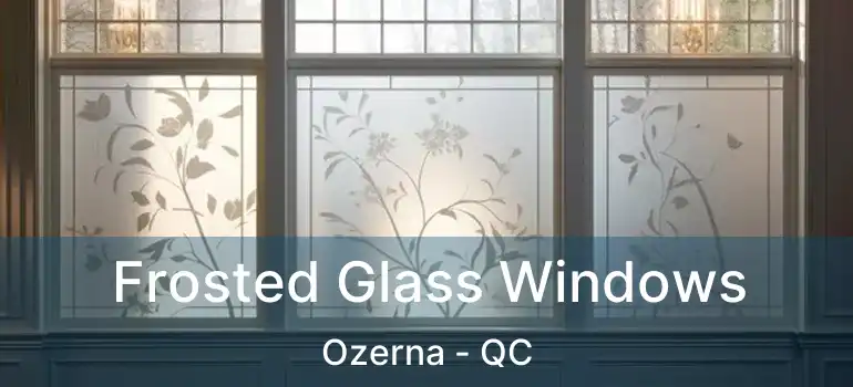  Frosted Glass Windows Ozerna - QC