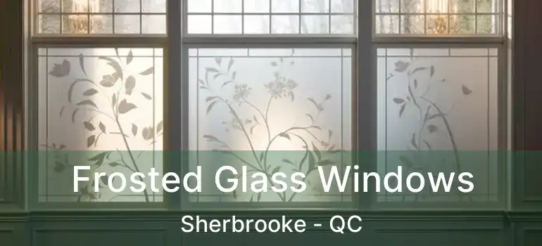  Frosted Glass Windows Sherbrooke - QC