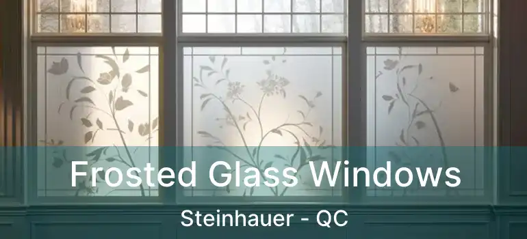  Frosted Glass Windows Steinhauer - QC